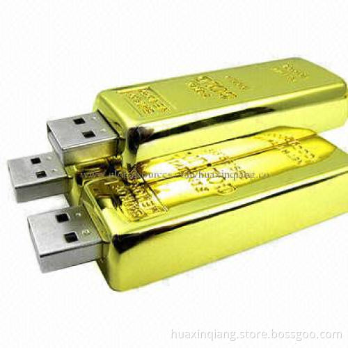 USB Flash Memory, Made of Metal Material, Logo Design, 128MB to 64GB Capacity, USB2.0/3.0